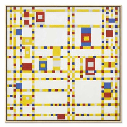 Leinwandbild - Piet Mondrian – Broadway Boogie Woogie