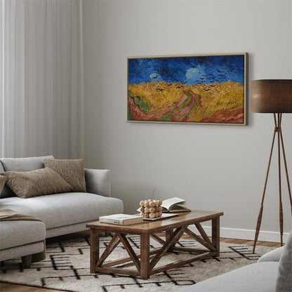 Leinwandbild - Vincent van Gogh – Wheatfield With Crows