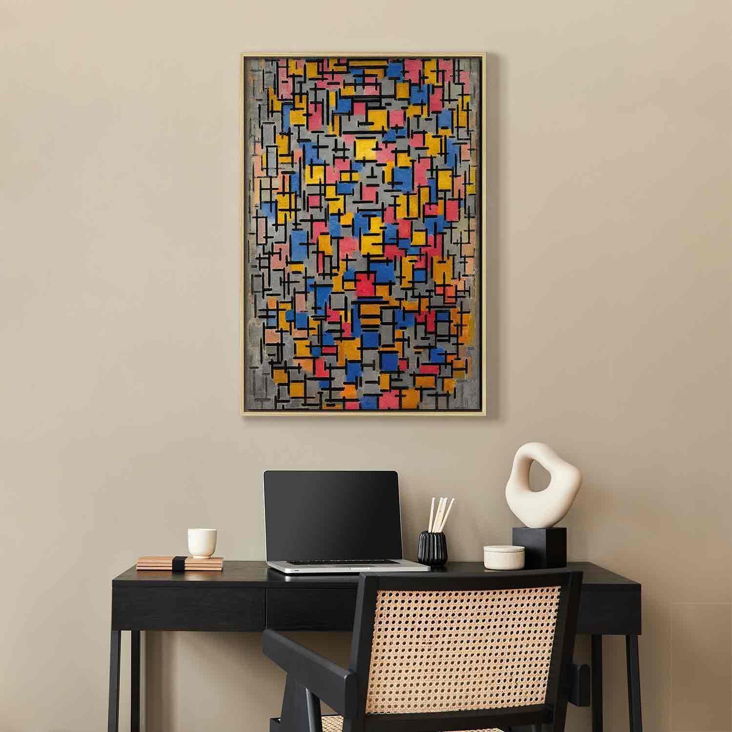 Leinwandbild - Composition (Piet Mondrian) Artgeist