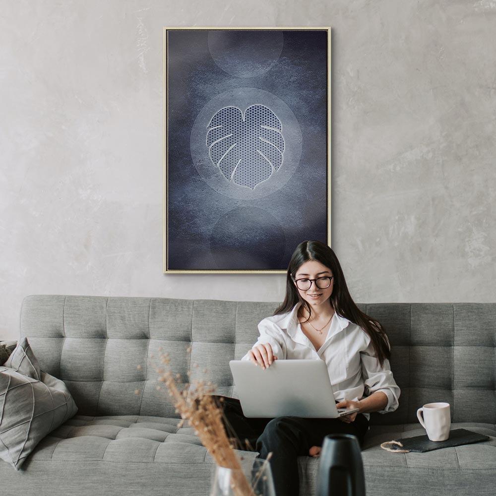 Leinwandbild - Unusual Monstera (1 Part) Vertical