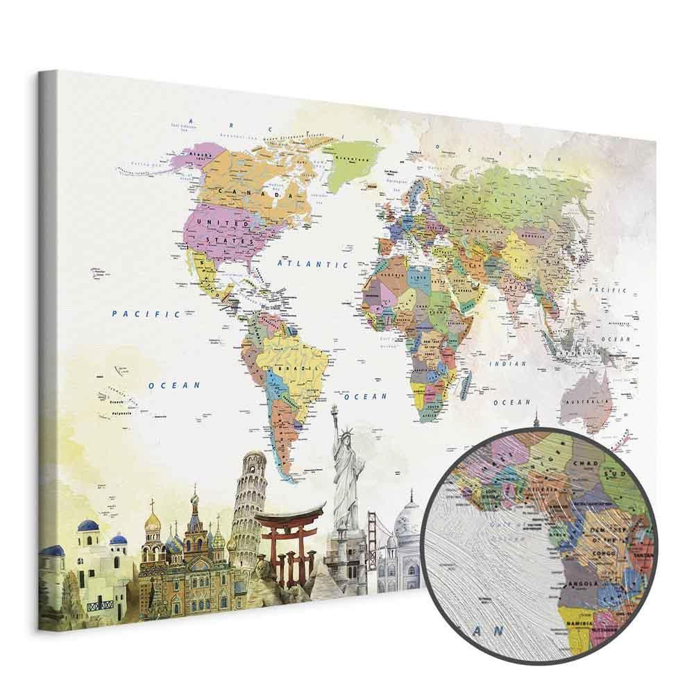 Leinwandbild - Wonders of the World (1 Part) Wide