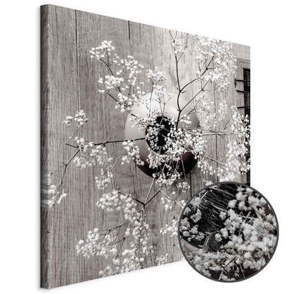 Leinwandbild - Dried Flowers (1 Part) Square