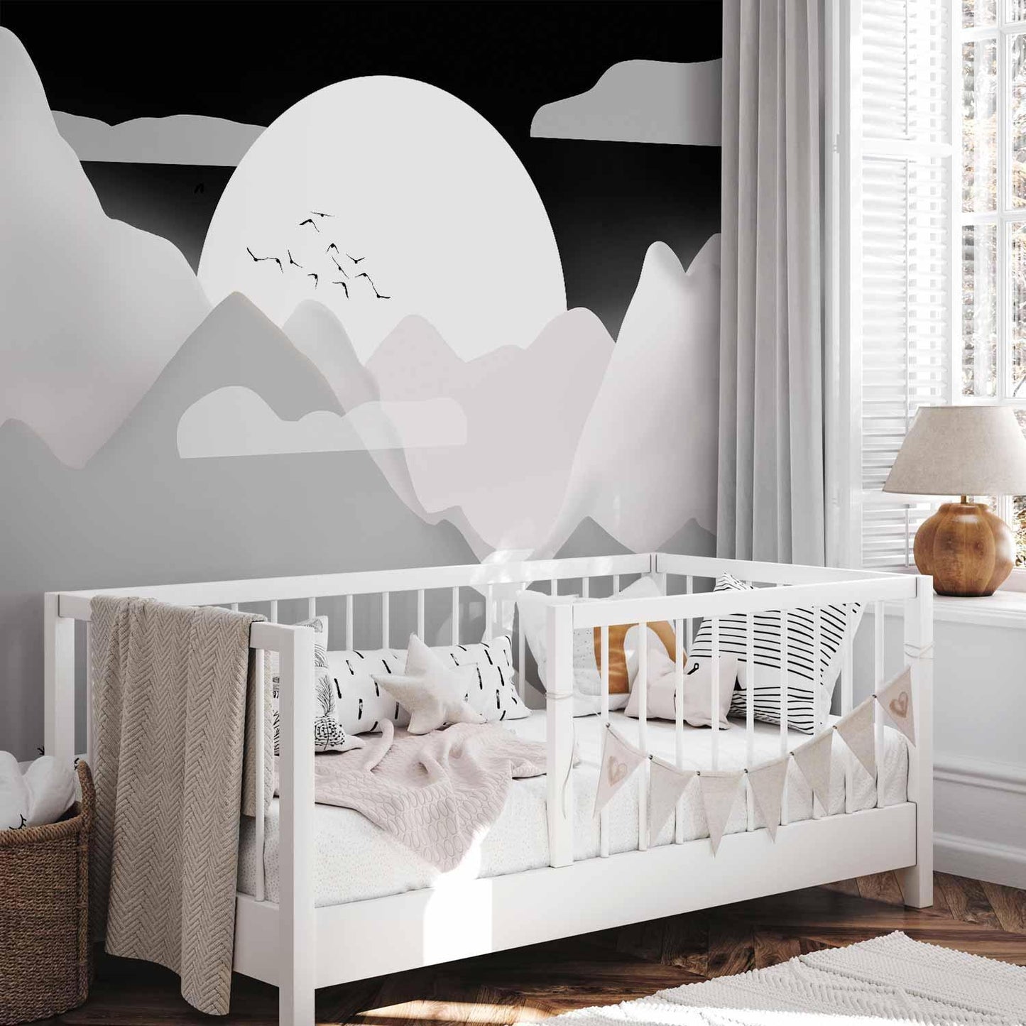 Fototapete - Landscape at Sunset - Second Variant