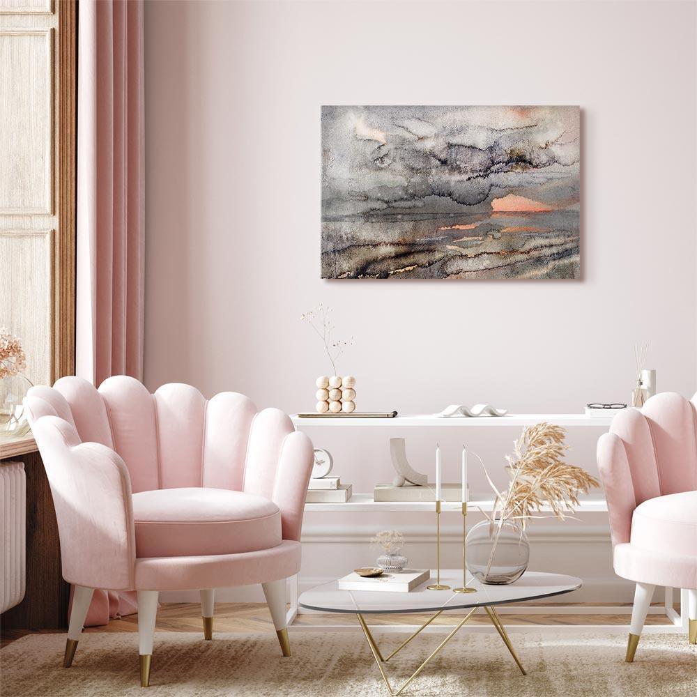 Leinwandbild - Connected Clouds (1 Part) Wide