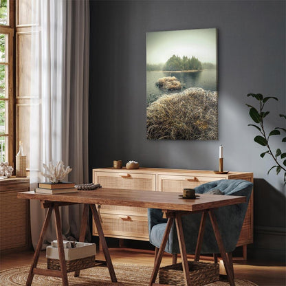 Leinwandbild - Autumn in the Wetlands (1 Part) Vertical