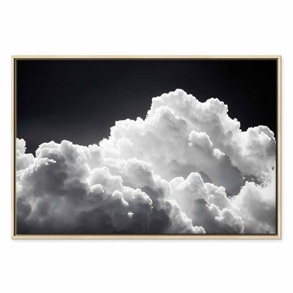 Leinwandbild - Discover the Endless Play of Sunlight – Clouds and Shadows in the Sky