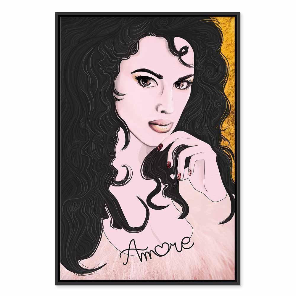 Leinwandbild - Amore Mio (1 Part) Vertical