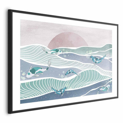 Poster - Fish on the Waves Artgeist