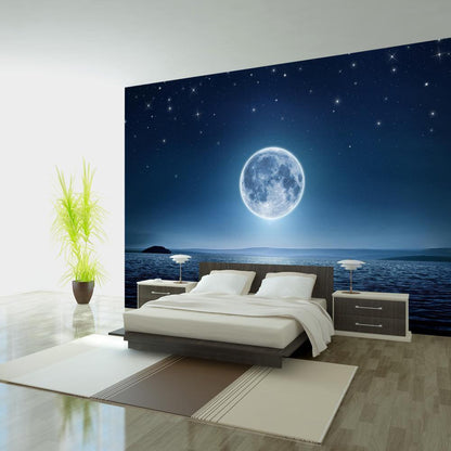 Fototapete - Moonlit night Artgeist