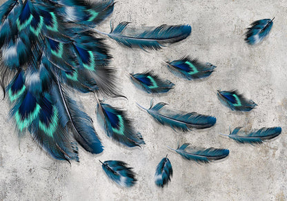 Fototapete - Blown Feathers Artgeist