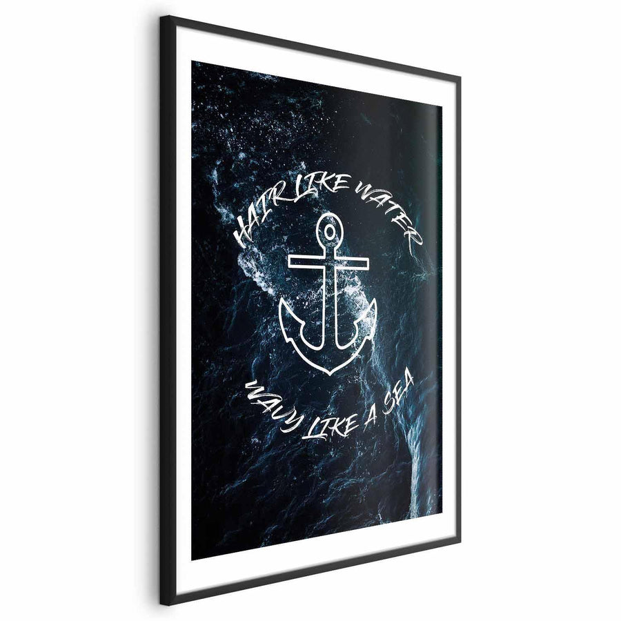 Poster - Hair Like Water, Wavy Like the Sea Artgeist