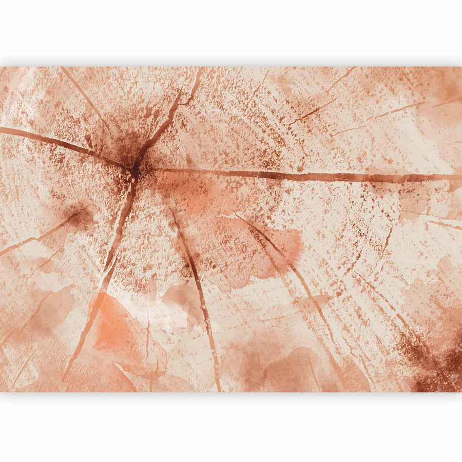 Fototapete Pink Trunk – Rosa Baumstamm mit modernem Flair