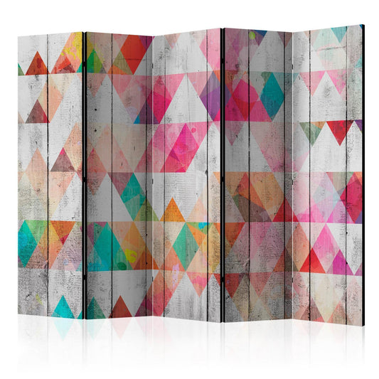 Paravent - Rainbow Triangles II Artgeist