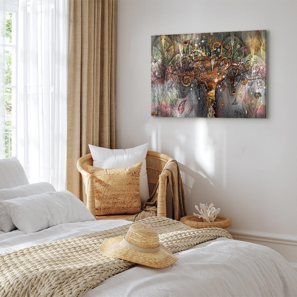 Leinwandbild - Gold Tree