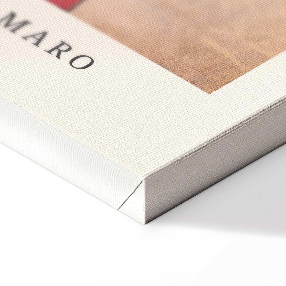 Leinwandbild - Woman With an Umbrella (1 Part) Vertical