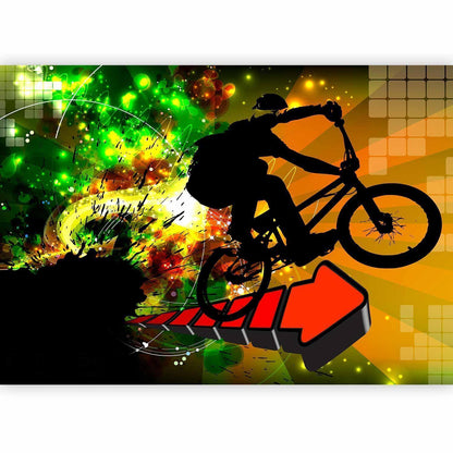 Fototapete BMX Stunt – Action auf zwei Rädern für coole Wände