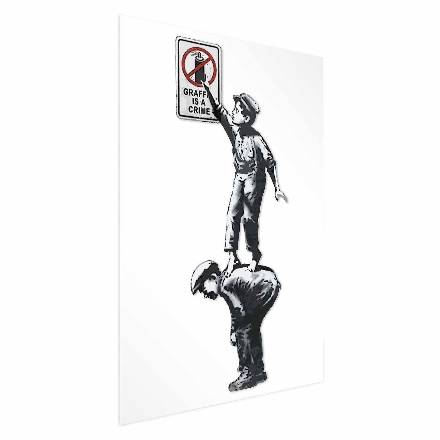 Poster - Graffiti is a Crime Artgeist