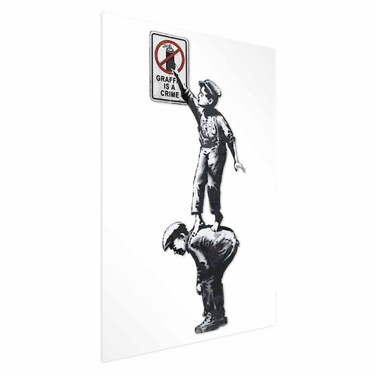 Poster - Graffiti is a Crime Artgeist