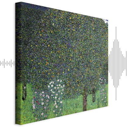Leinwandbild - Gustav Klimt – Roses Among the Trees