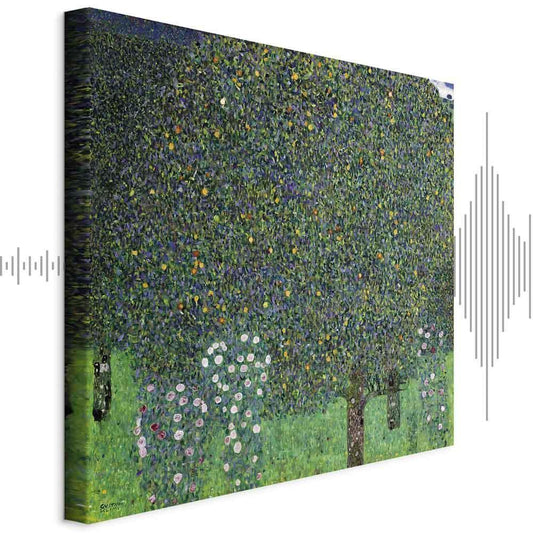 Leinwandbild - Gustav Klimt – Roses Among the Trees