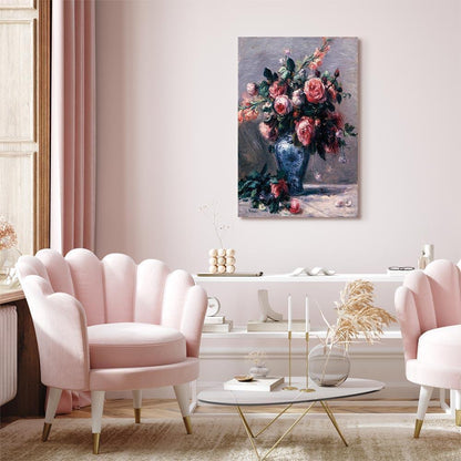 Leinwandbild - Pierre-Auguste Renoir – Vase of Roses