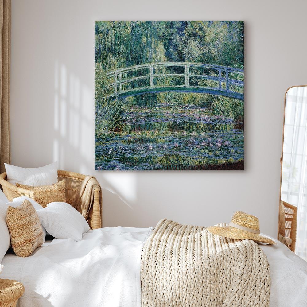 Leinwandbild - Claude Monet – Footbridge in Giverny