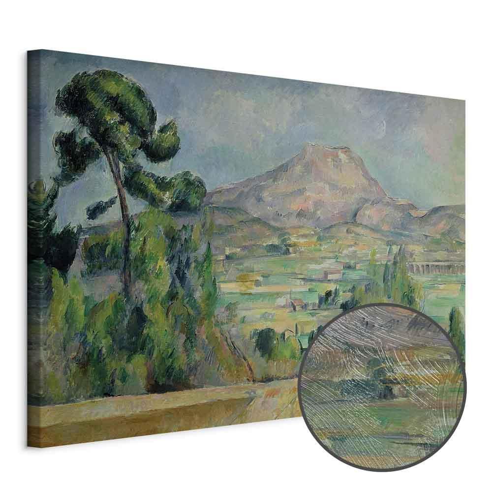 Leinwandbild - Paul Cézanne – Mount Saint Victoria