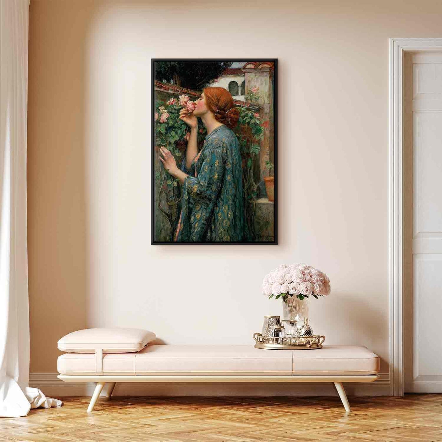 Leinwandbild - John William Waterhouse – The Soul of the Rose