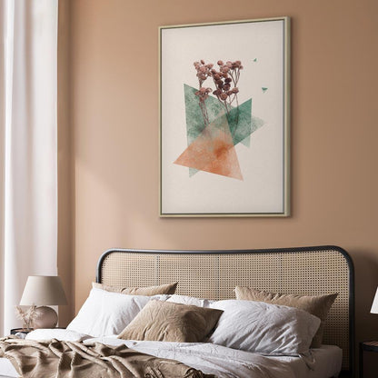 Leinwandbild - Modernist Flower (1 Part) Vertical