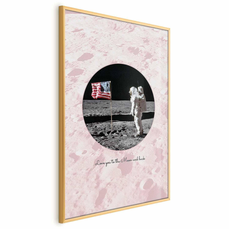 Poster - Love You to the Moon and Back Artgeist