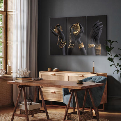 Leinwandbild - Midass Touch (3 Parts)