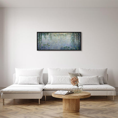 Leinwandbild - Claude Monet – The Water Lilies – Clear Morning with Willows