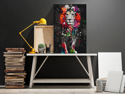 Malen nach Zahlen - Colourful Animals: Lion