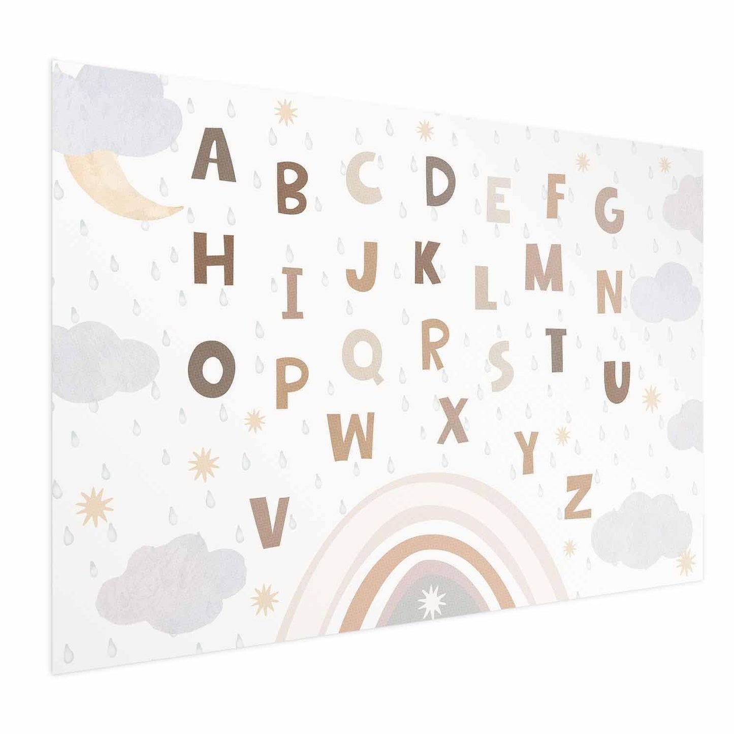 Poster - Letters in Muted Colors Artgeist