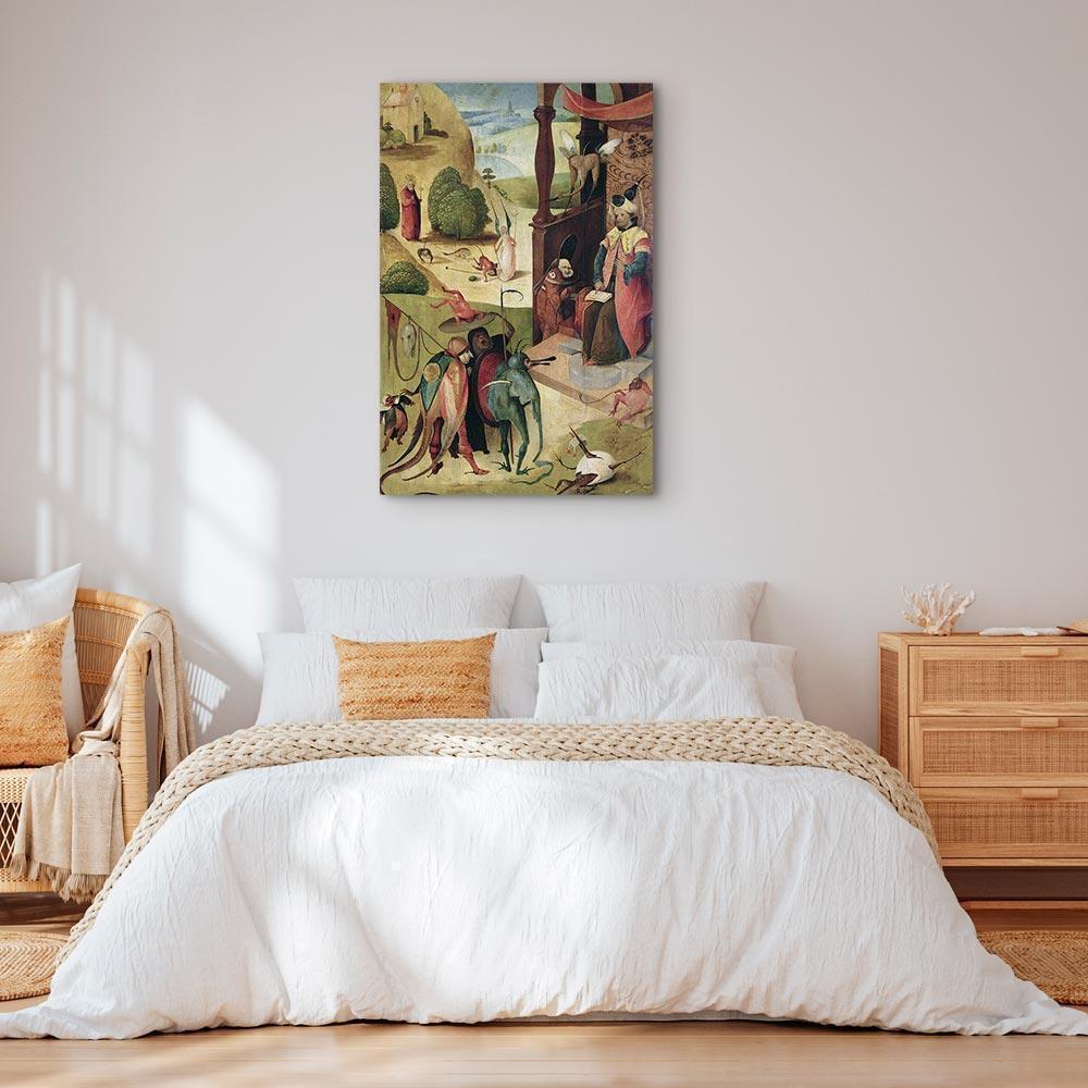 Leinwandbild - Hieronymus Bosch – St James and the Magician