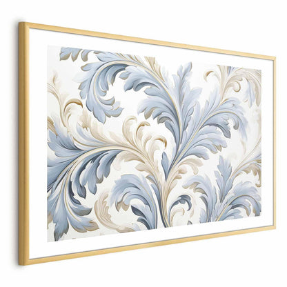 Poster - Baroque Vines in Light Colors
