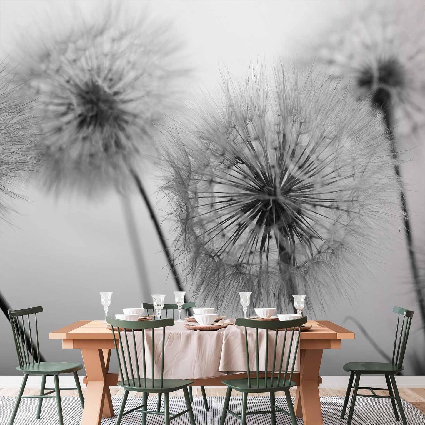 Fototapete - Time for Dandelions - Second Variant