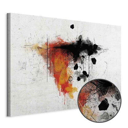 Leinwandbild - Expression of Red (1 Part) Wide