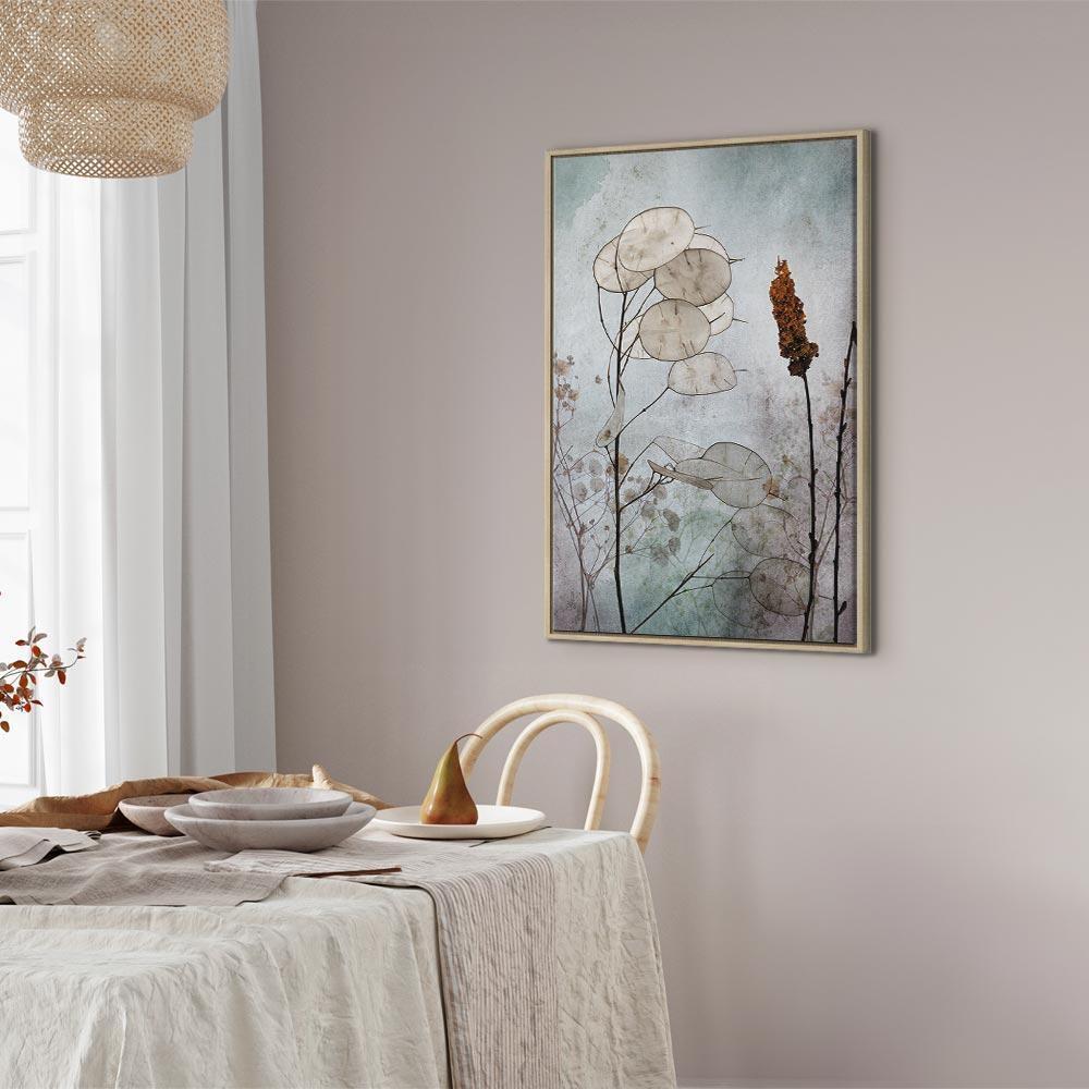 Leinwandbild - Lunaria Fruits (1 Part) Vertical