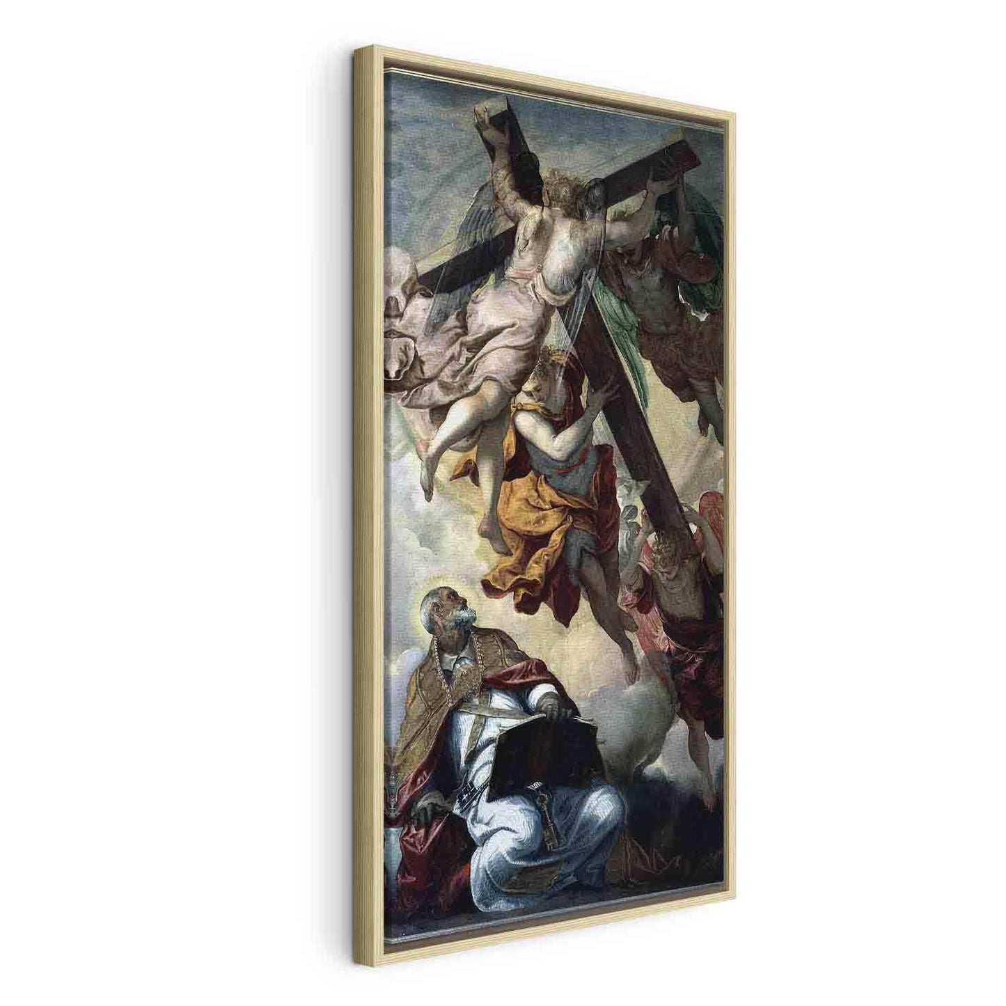 Leinwandbild - Tintoretto – Apparition of the Cross to St Peter