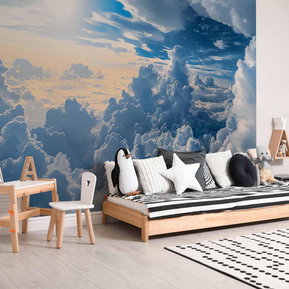 Fototapete - Symphony of Light: Sun and Clouds Collaborating on a Beautiful Sky