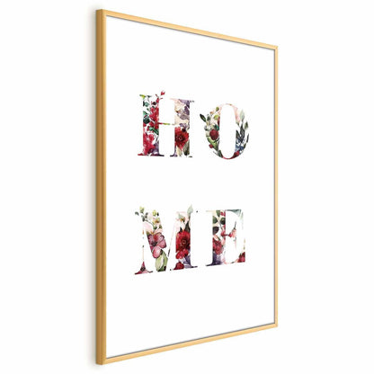 Poster - Home in Flowers Artgeist