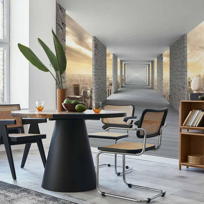 Fototapete 3D Architektur Himmel – Moderne Perspektive mit Tiefeneffekt