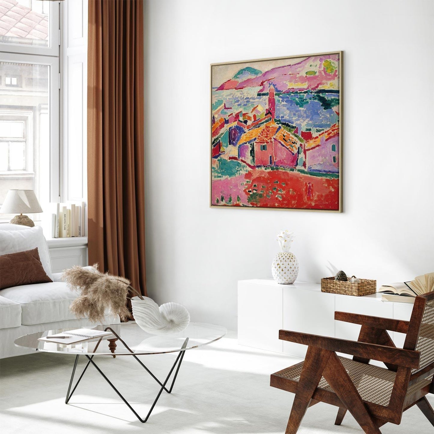 Leinwandbild - Henri Matisse – View of Collioure