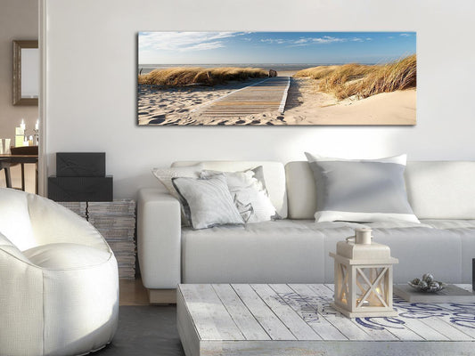 Leinwandbild - Wild Beach Artgeist