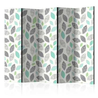 Paravent - Patterned Leaves II Artgeist