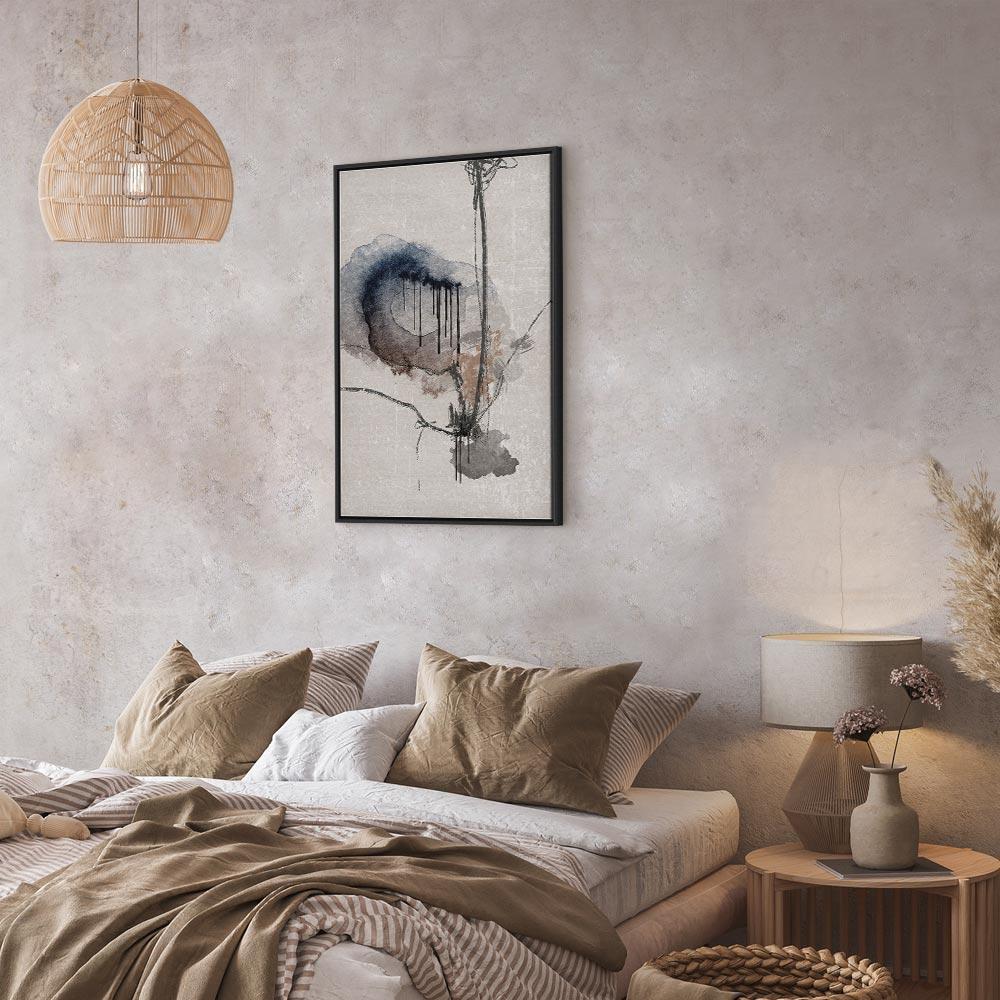 Leinwandbild - Watercolor Stained Glass (1 Part) Vertical