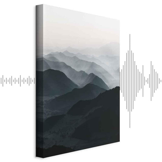 Leinwandbild - Parallel Ridges (1 Part) Vertical