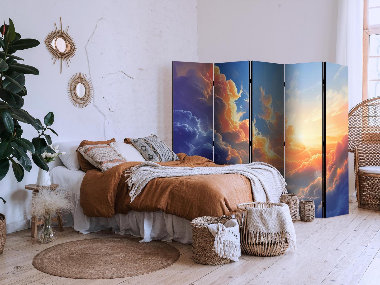 Paravent - Sunset Over a Cloudy Sea: A Marvelous Symphony of Colors Artgeist