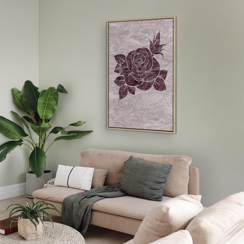 Leinwandbild - Splinters of Love (1 Part) Vertical